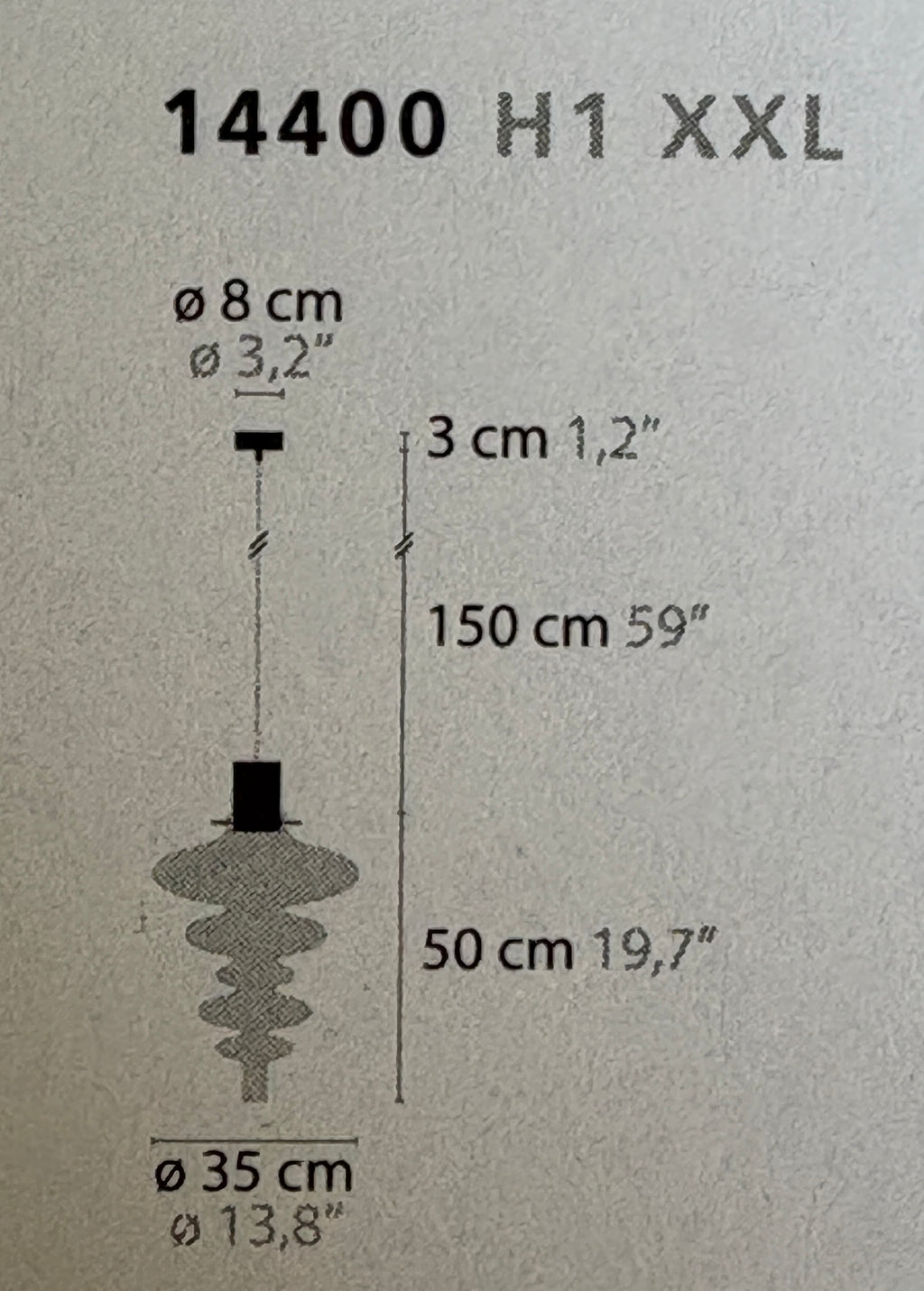 Ilfari Reflexx H1 XXL Hanglamp Brass Clear Glass