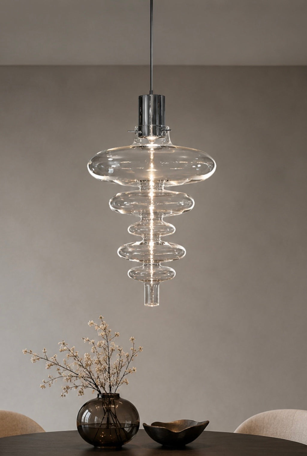 Ilfari Reflexx H1 Hanglamp Chrome Clear Glass