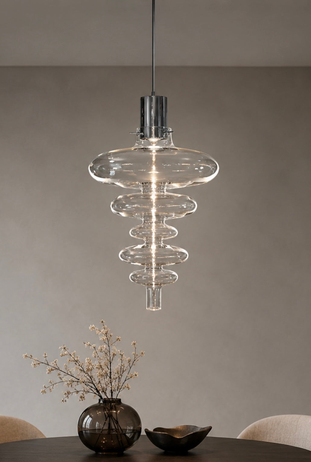 Ilfari Reflexx H1 Hanglamp Chrome Clear Glass