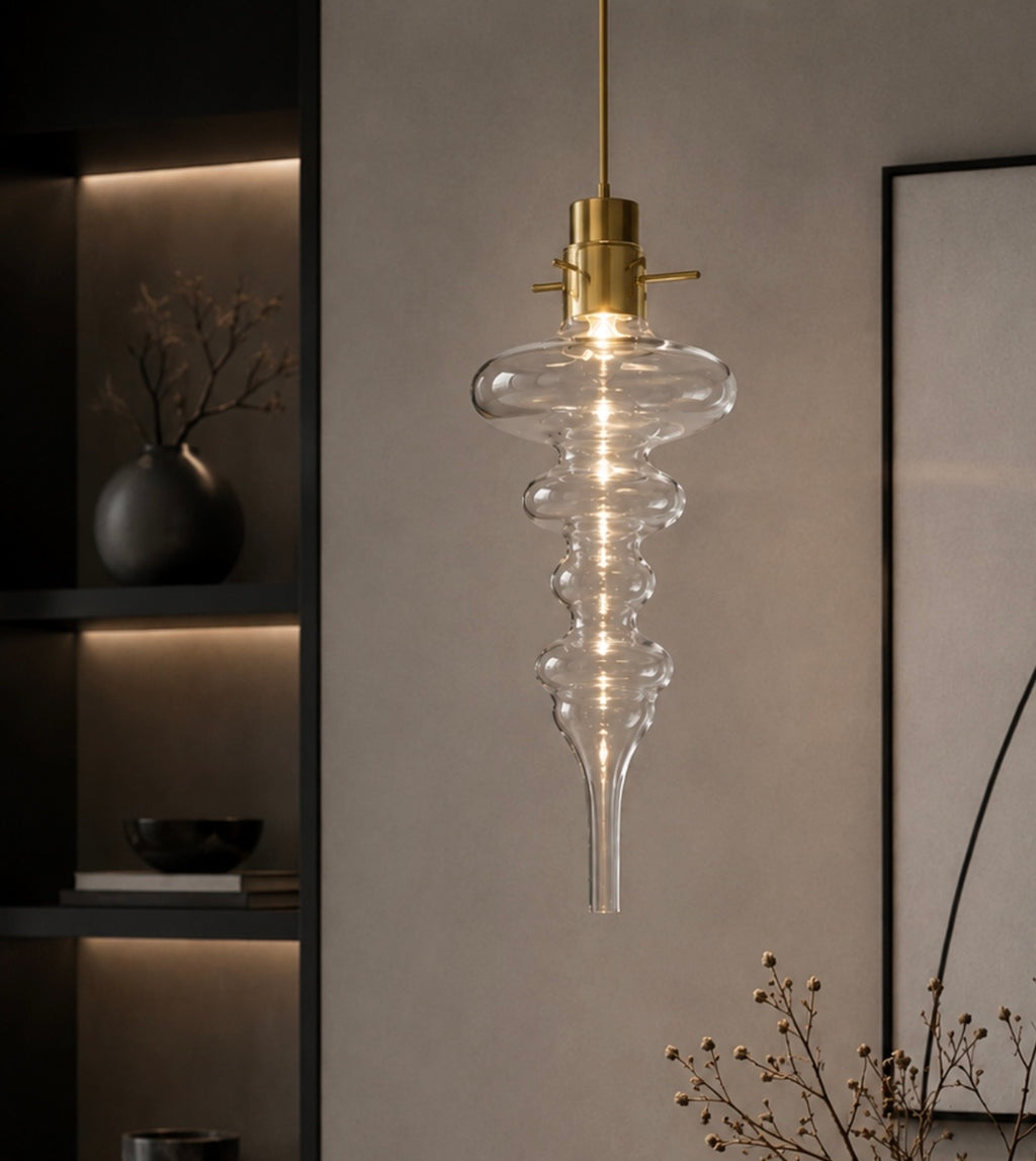 Ilfari Reflexx H1 Hanglamp Brilliant Brass Clear Glass