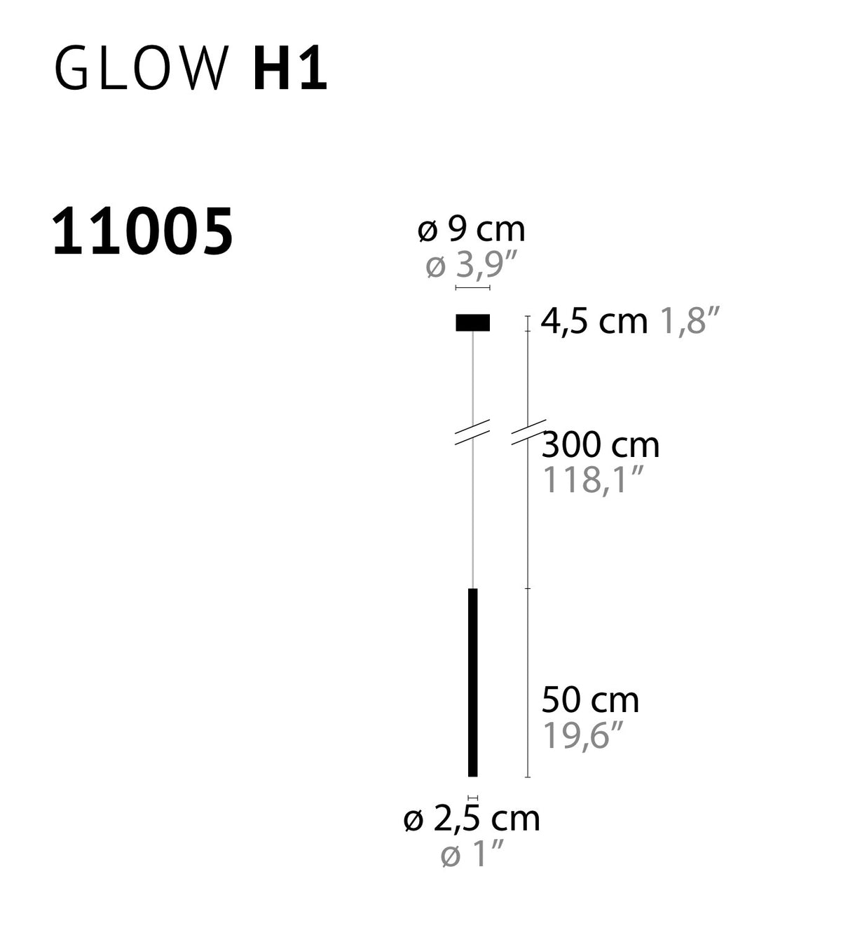 Ilfari Glow H1 Hanglamp Satin Brass