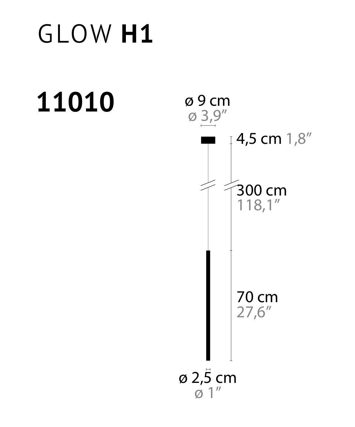 Ilfari Glow H1 Hanglamp Brilliant Brass