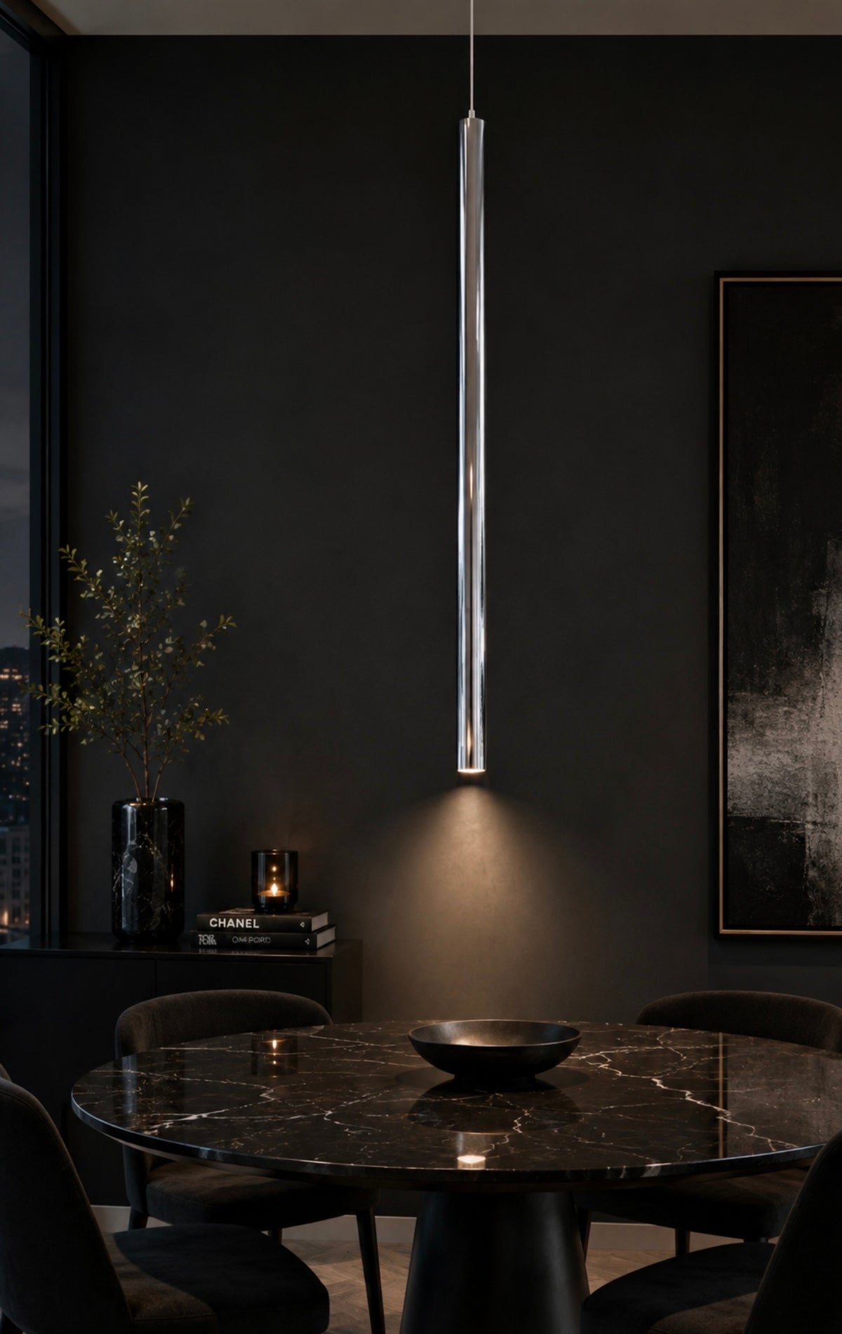 Ilfari Glow H1 Hanglamp Chrome 130 cm