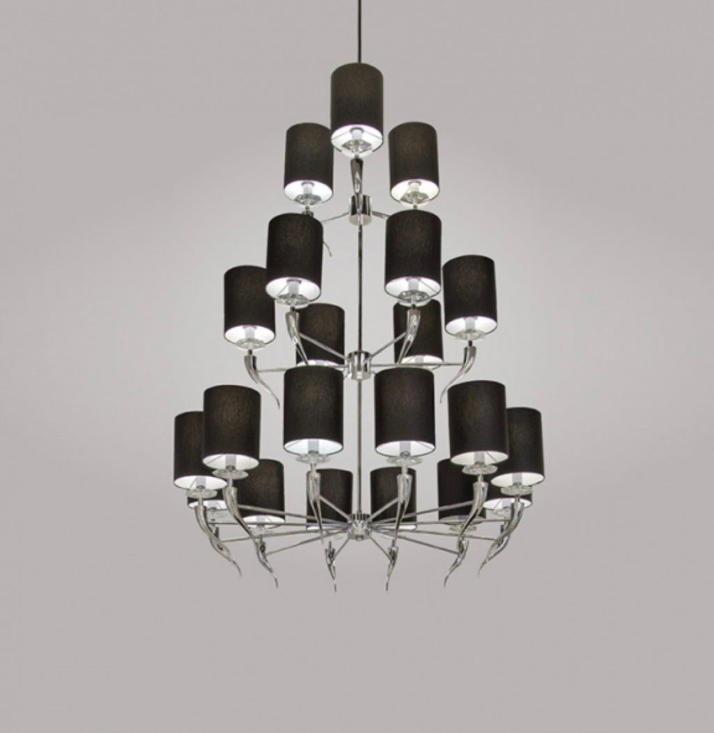 Ilfari Loving Arms H20 XXL Hanglamp Chroom Zwart