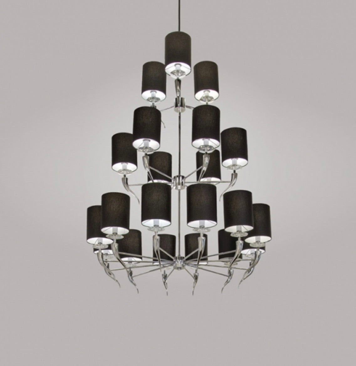 Ilfari Loving Arms H20 XXL Hanglamp Chroom Zwart