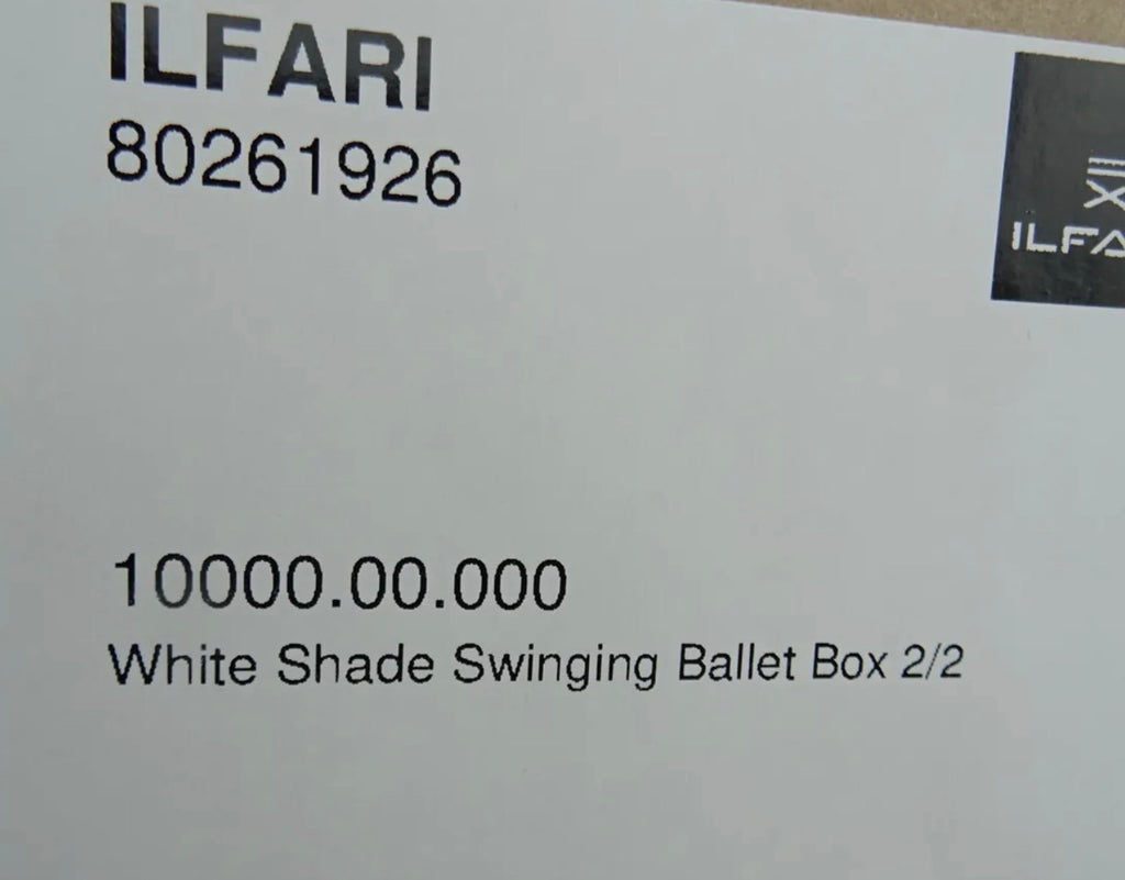 Ilfari Swinging Ballet W3 Wandlamp Chrome Witte Kappen