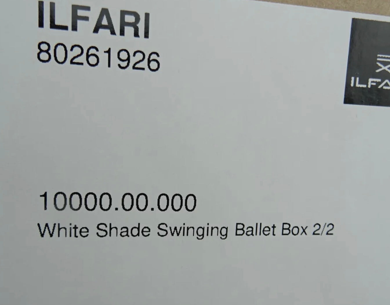 Ilfari Swinging Ballet W3 Wandlamp Chrome Witte Kappen