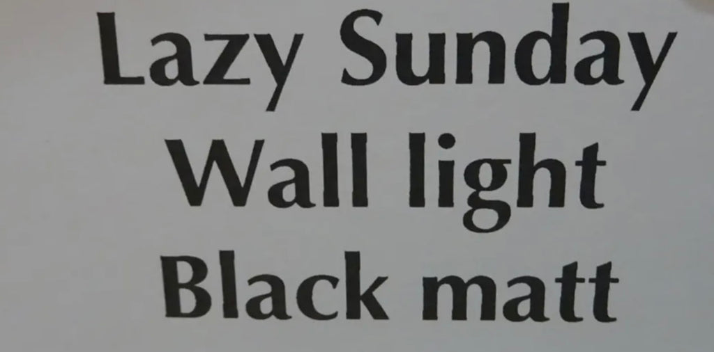 Ilfari Lazy Sunday W1 Wandlamp van € 550,00 nu voor € 150,00!