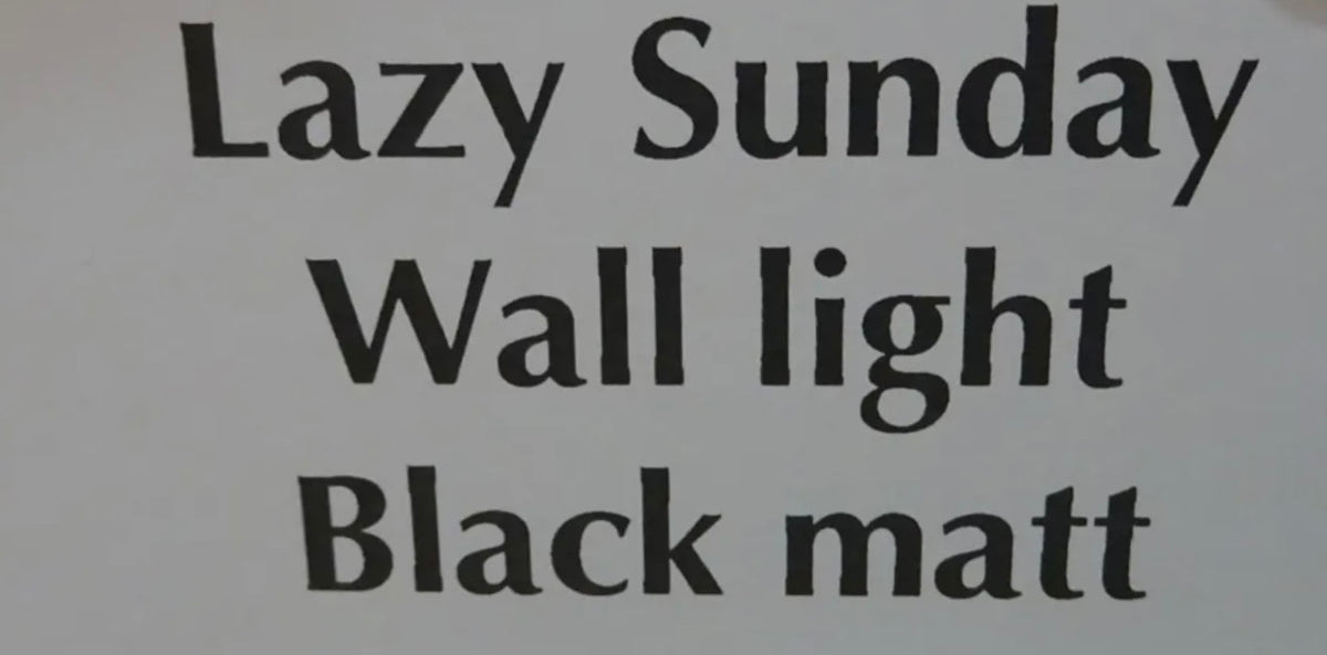 Ilfari Lazy Sunday W1 Wandlamp van € 550,00 nu voor € 150,00!