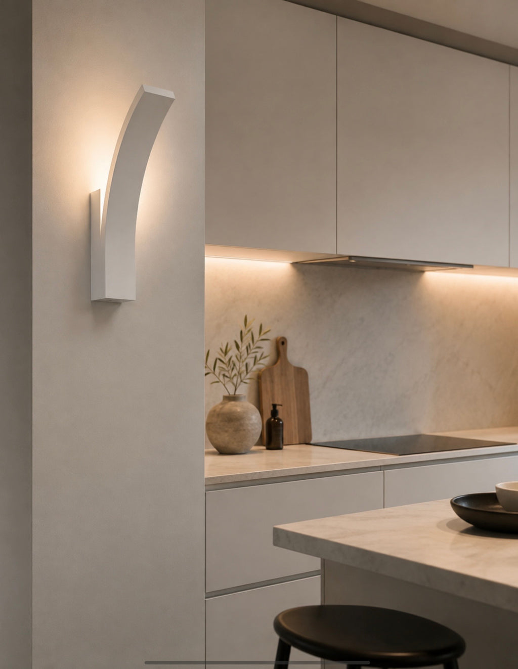 Ilfari Stream W1 XL Wandlamp Wit twv € 650,00 nu voor € 225,00!