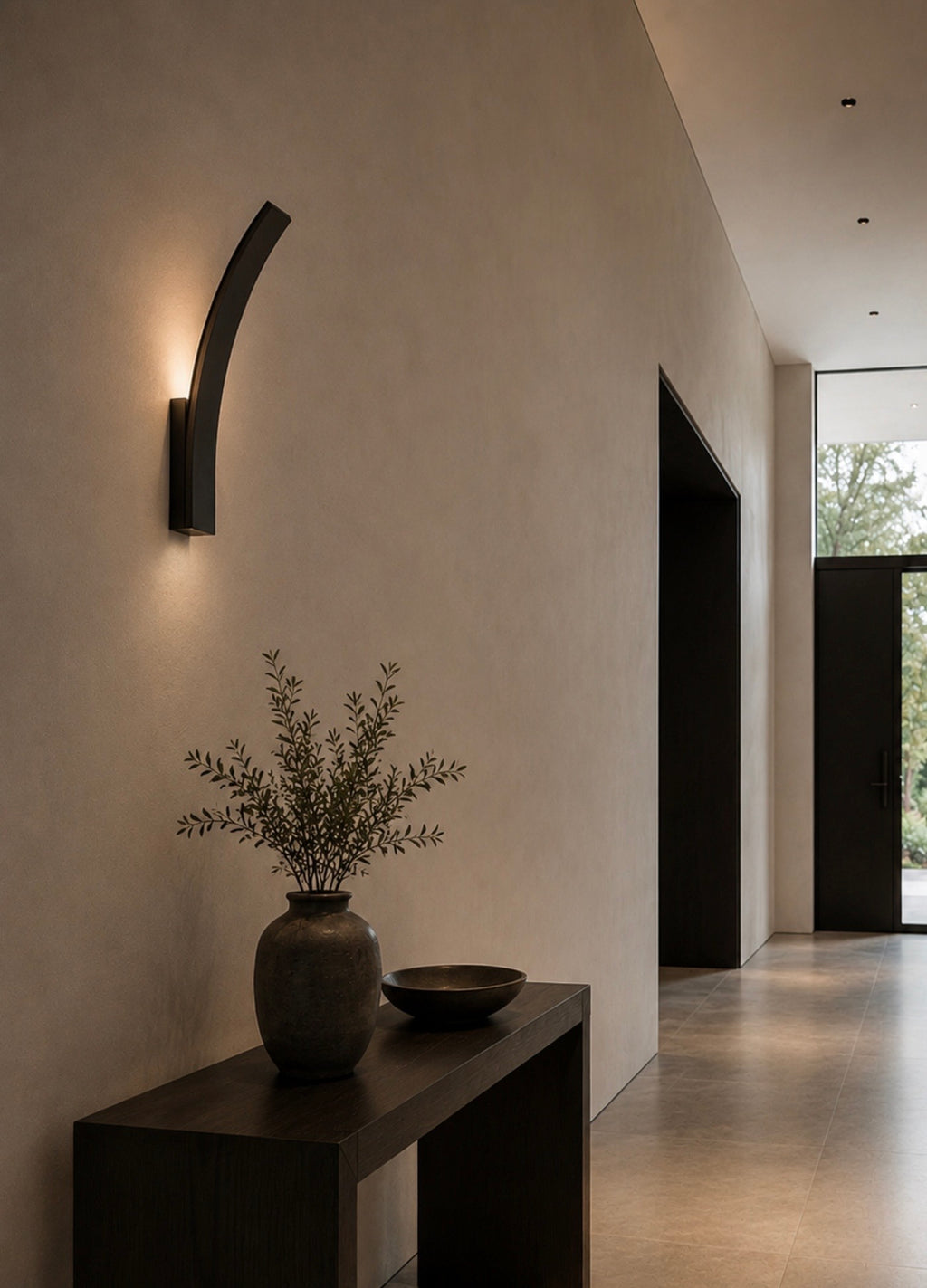 Ilfari Stream W1 XL Wandlamp Zwart