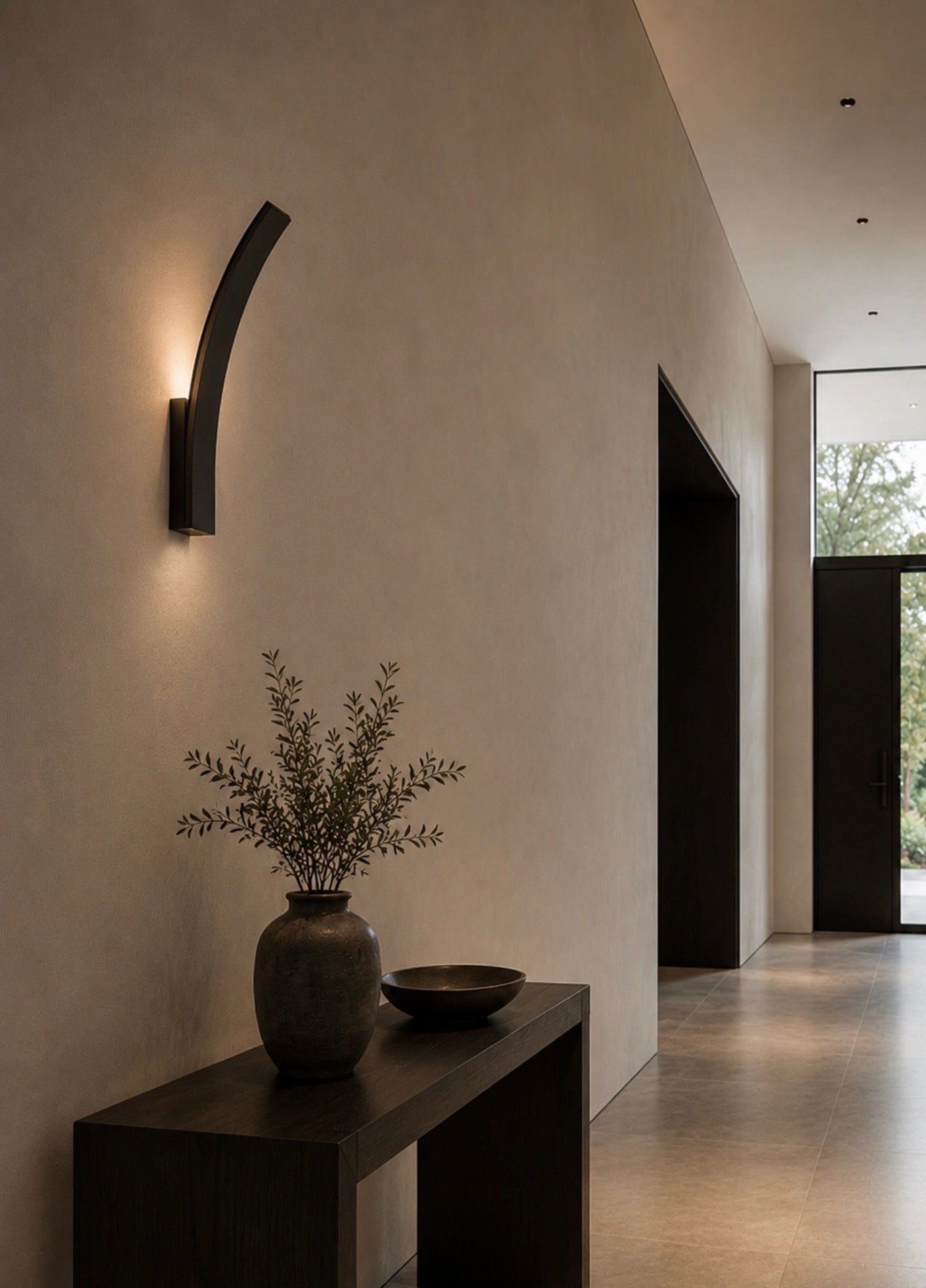 Ilfari Stream W1 XL Wandlamp Zwart