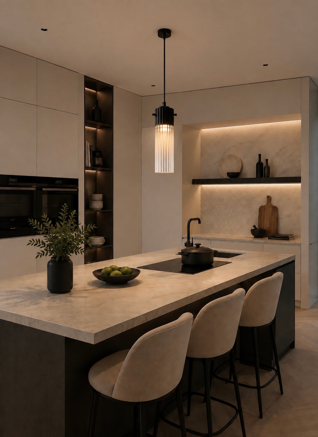 Ilfari Infinity H1 Hanglamp Mat Zwart 40 cm twv € 550,00 nu voor € 145,00!
