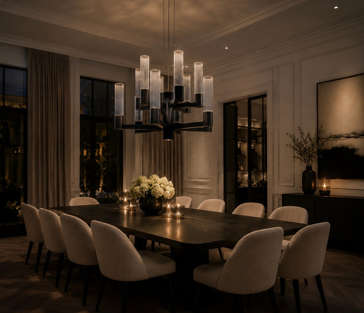 Ilfari Infinity H12+1 Hanglamp Zwart