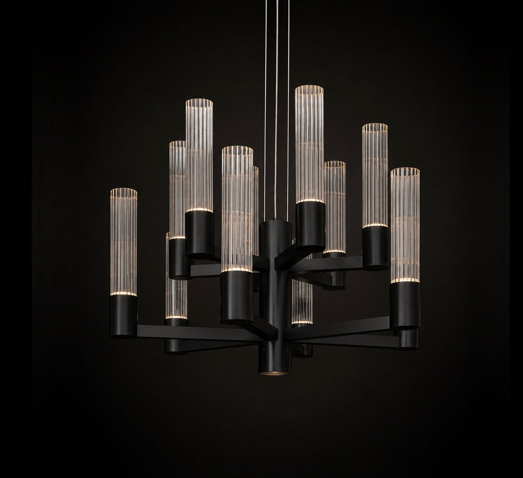 Ilfari Infinity H12+1 Hanglamp Zwart