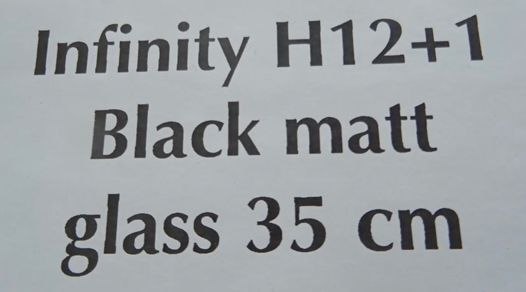 Ilfari Infinity H12+1 Hanglamp Zwart