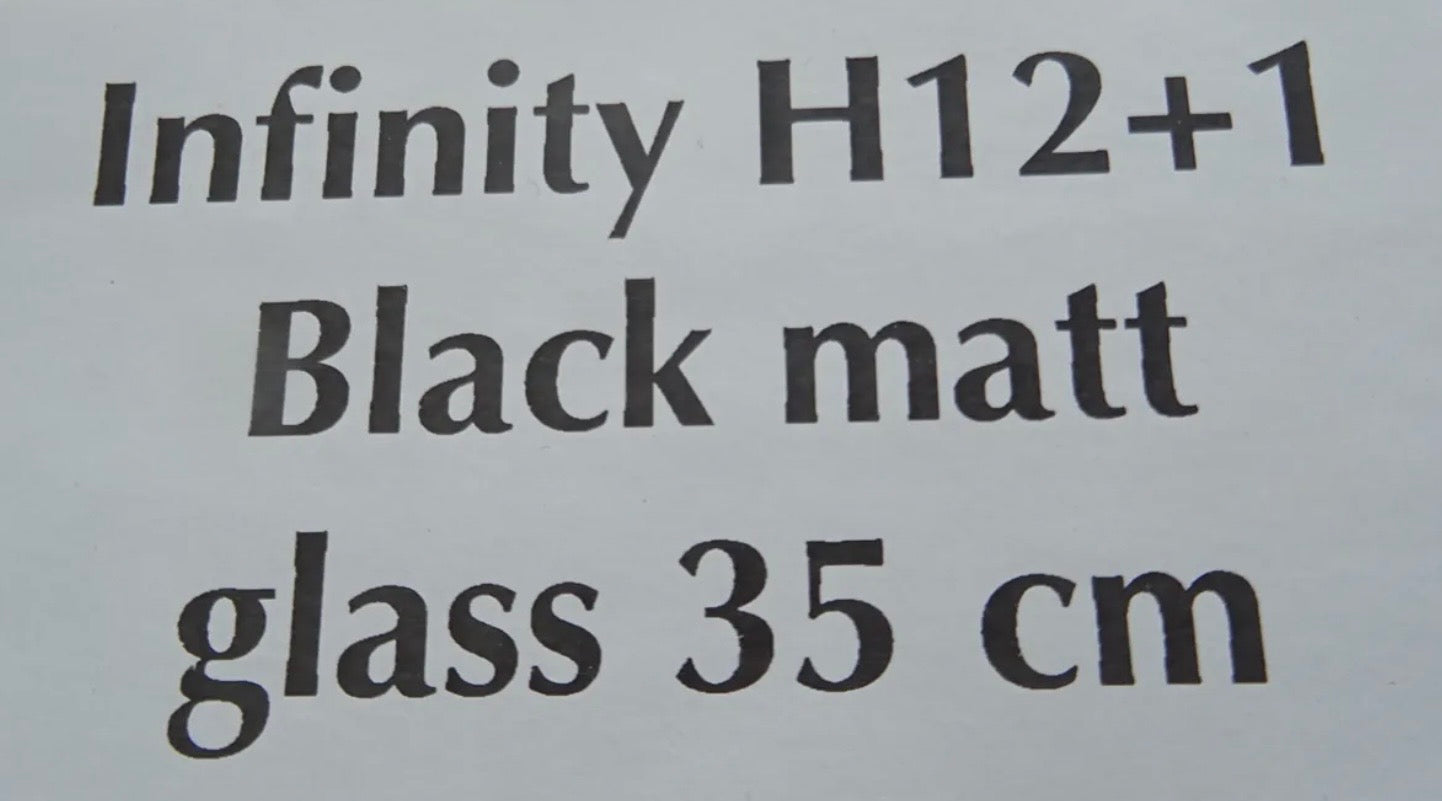 Ilfari Infinity H12+1 Hanglamp Zwart