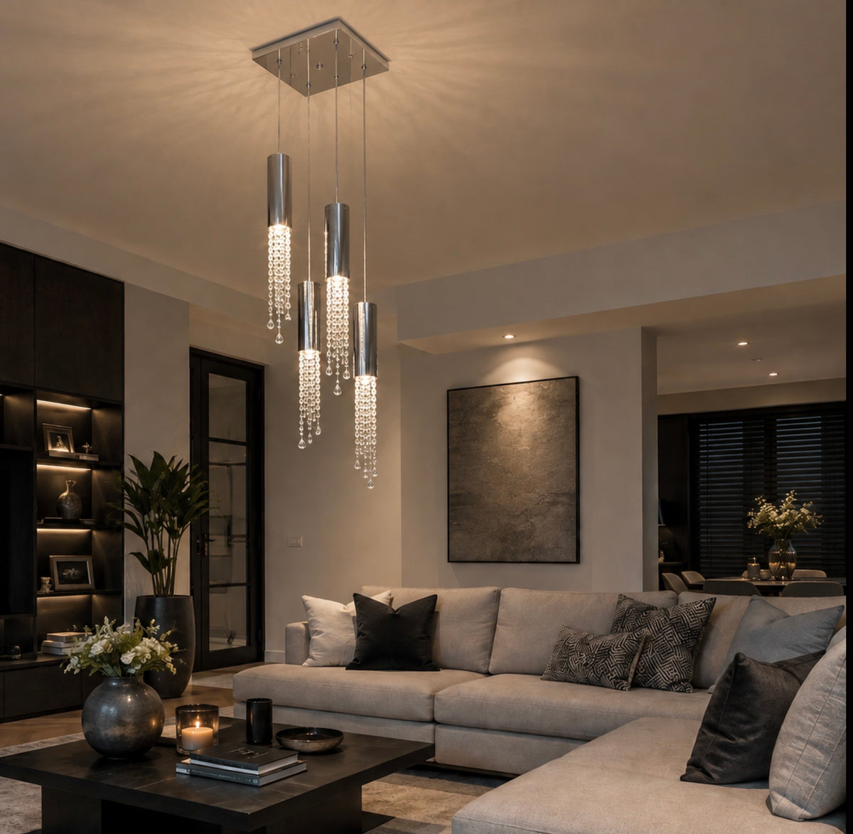 Ilfari Sexy Crystals H5 Hanglamp Chroom