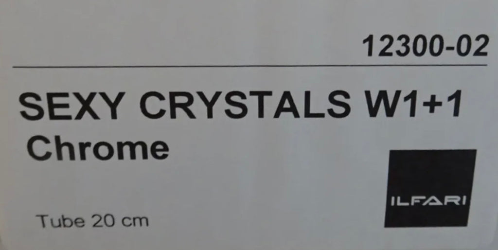 Ilfari Sexy Crystals W1+1 Wandlamp Chroom 20 cm twv € 580,00 nu voor € 195,00!