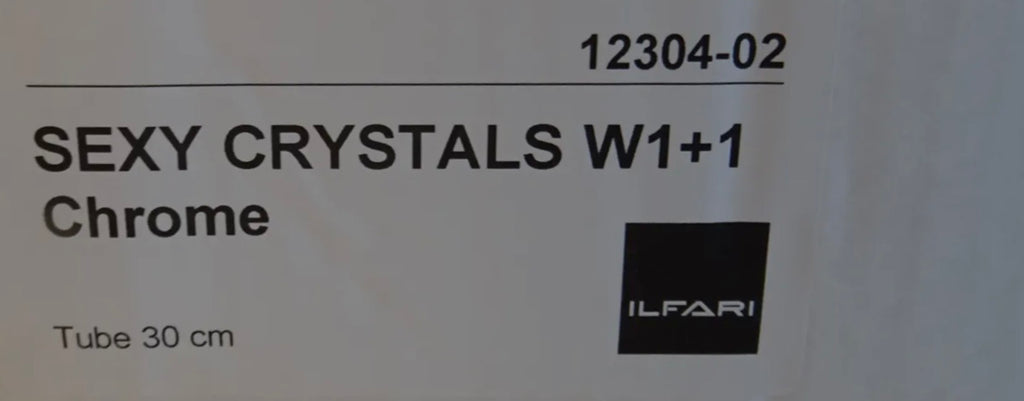 Ilfari Sexy Crystals W1+1 Wandlamp Chroom 30 cm twv € 600,00 nu voor € 195,00!