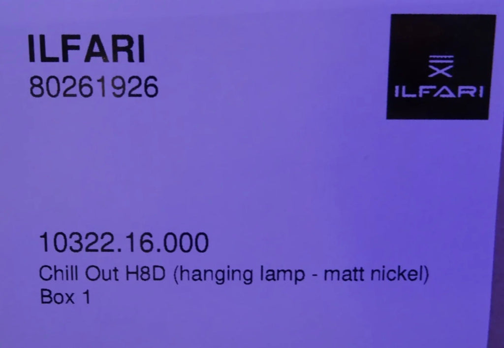 Ilfari Chill Out H8D Hanglamp twv € 1500,00 nu voor € 550,00!