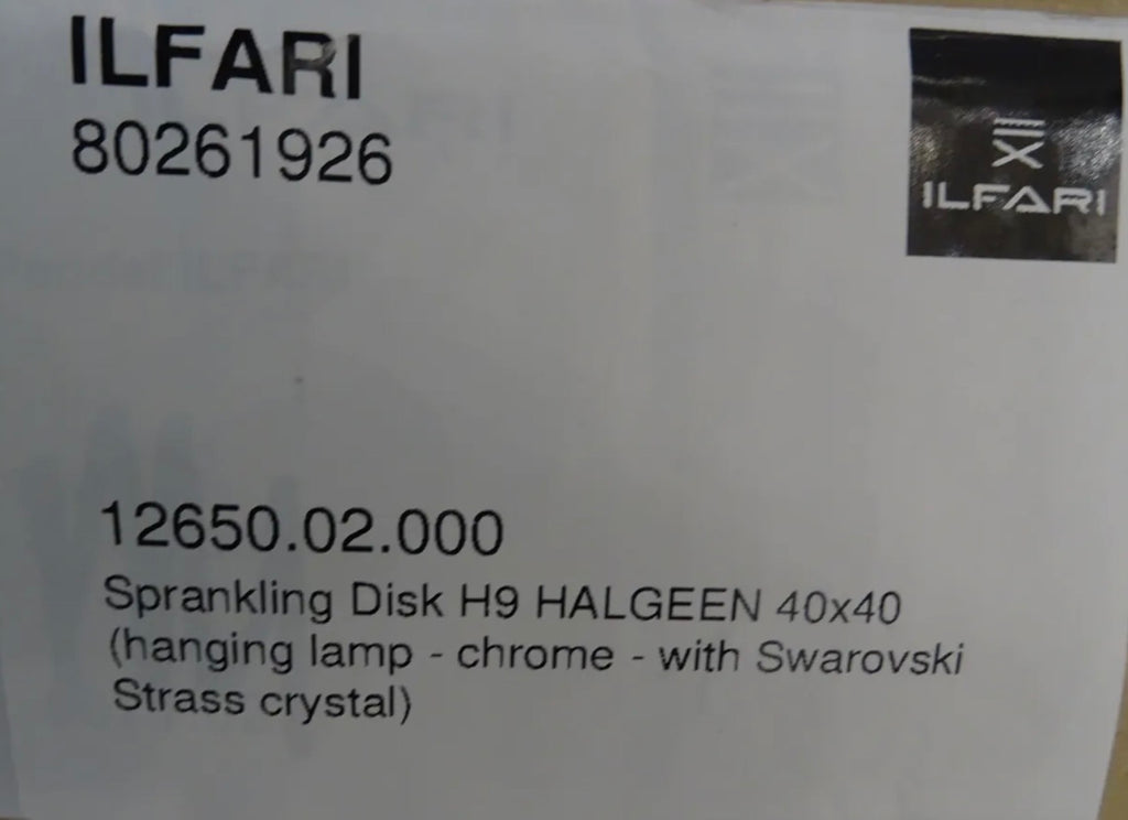 Ilfari Sprankling Disc H9 Hanglamp twv € 1800,00 nu voor € 500,00!