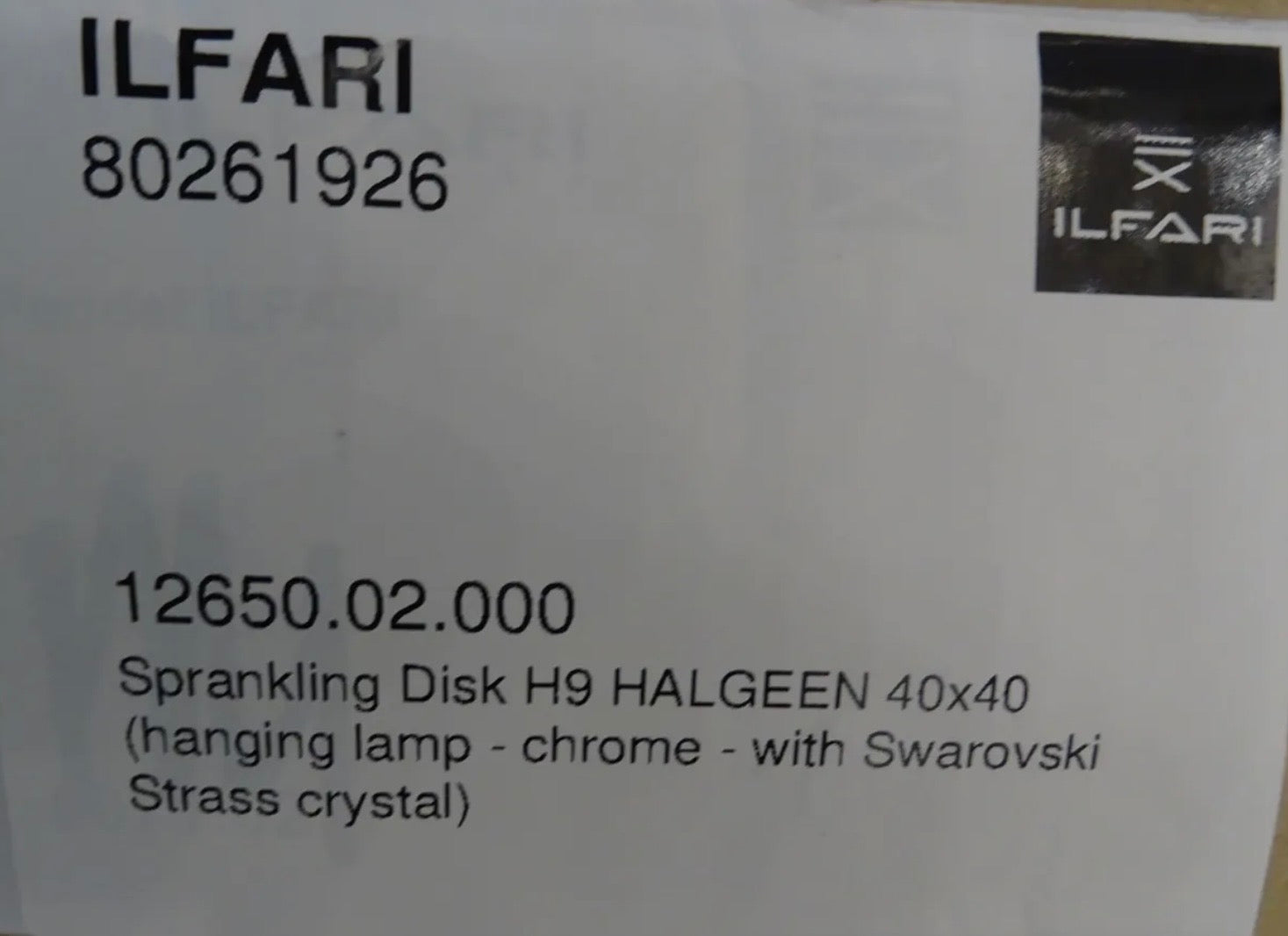 Ilfari Sprankling Disc H9 Hanglamp twv € 1800,00 nu voor € 500,00!
